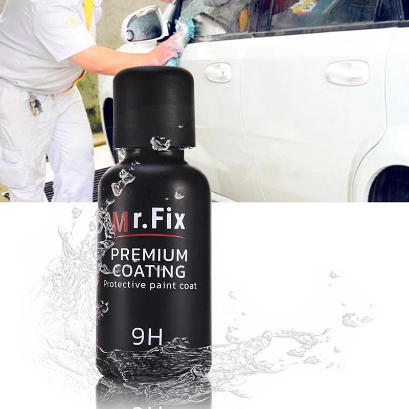 30ml Upgraded 9H Car Ceramic Coat Polish Liquid Crystal Set High Density Car Super Hydrophobic Glass Coating Tools