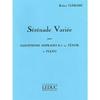Wittner, Krelis: Variations In the Style of a Serenade (for Soprano Saxophone (or Tenor Saxophone), Piano) Leduc Publishing