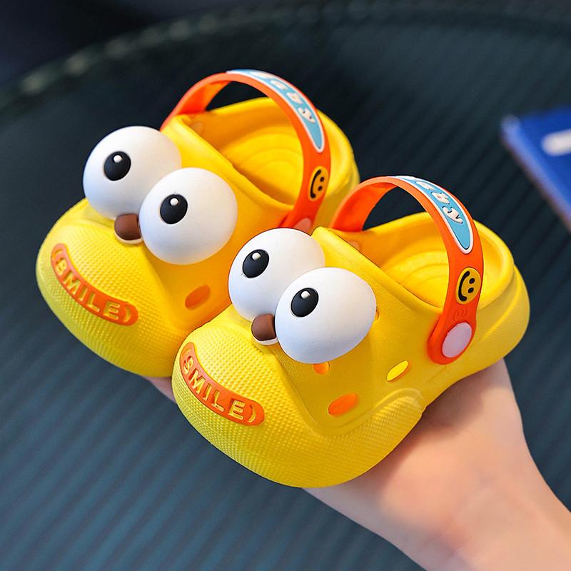 Cartoon Paradise Kids Sandals Summer Non Slip Pvc Beach Shoes For Boys Girls