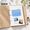 Dickes Hardcover-Album Loseblatt DIY Fotoalbum, Scrapbook Kompressionsbeständig Gedenkalbum für Hochzeitstag Baby