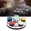 5 Holes Watch Oil Dishes Metal Turntable Watch Repair Tool For Maintenance Professionals And Hobbyists