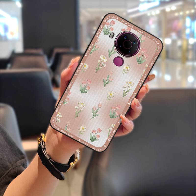 

Защитный Милый Чехол для Телефона для Nokia 5.4 Мягкий чехол Модный Дизайн Силиконовый Граффити Прочный Мультяшный Задний Чехол Пыленепроницаемый Nokia 5.4