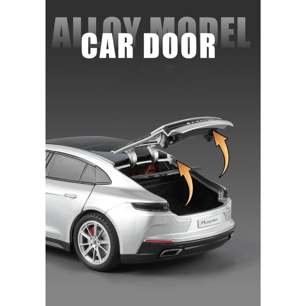NEW 1/24 Porsche Panamera Supercar Alloy Model Car Toy Diecasts Metal Casting Sound and Light Car Toys for Children Vehicle