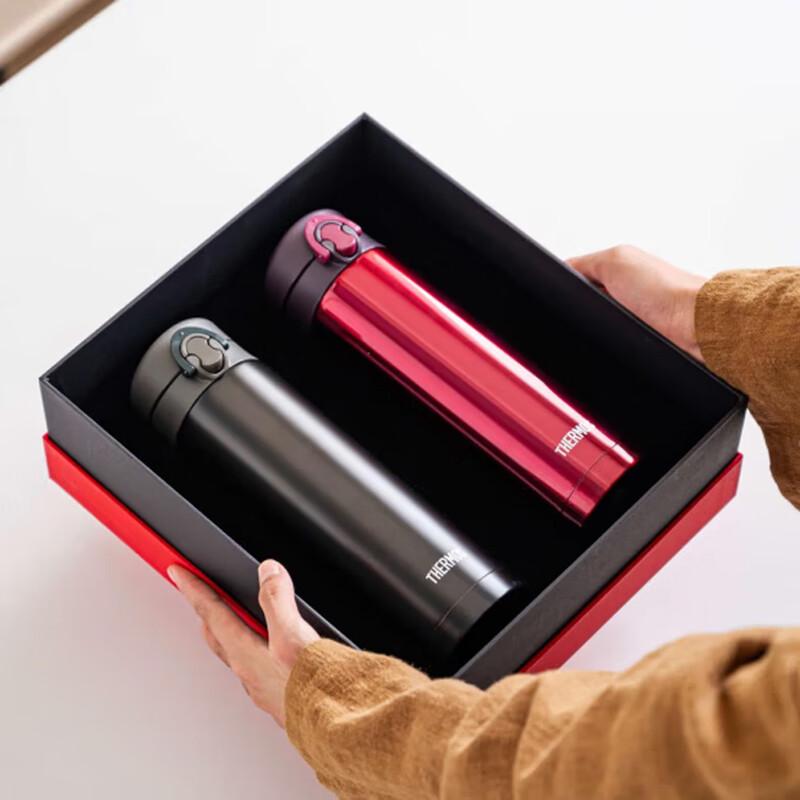 THERMOS JNF01 Titanium Insulated Bottle Gift Set