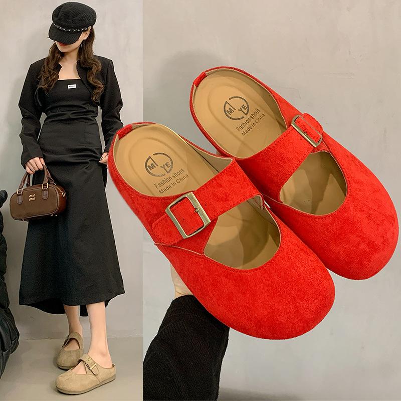 

Обувь Birkenstock сумка голова полушлепки женская летняя одежда 2025 новая супер огонь мюли одинарная обувь обувь на одном педале ленивая обувь 35 абрикосовый