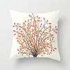 Love Tree Square Pillowcase Car Sofa Office Chair Pillowcase Simple Home Decor Ornaments