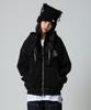 Unknown Planet Planet Stitch Hoodie Zip-Up Black