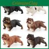 Premium Pvc Bulldog Model Figurine Ideal For Home Decor And Special Holiday Gifts