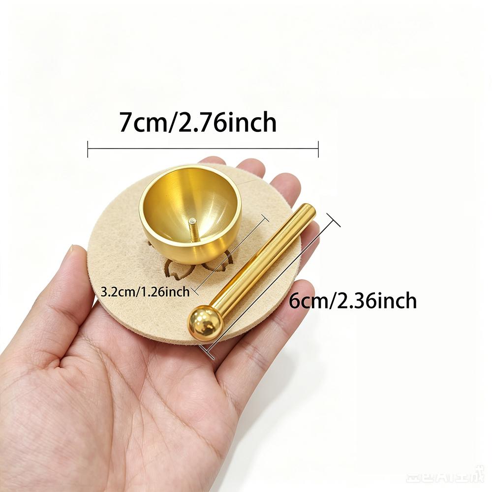 Handcrafted Singing Bowl Set Brass Bowl Home Relaxation And Stress Relief Ornaments For Meditation Yoga Cultural Collection
