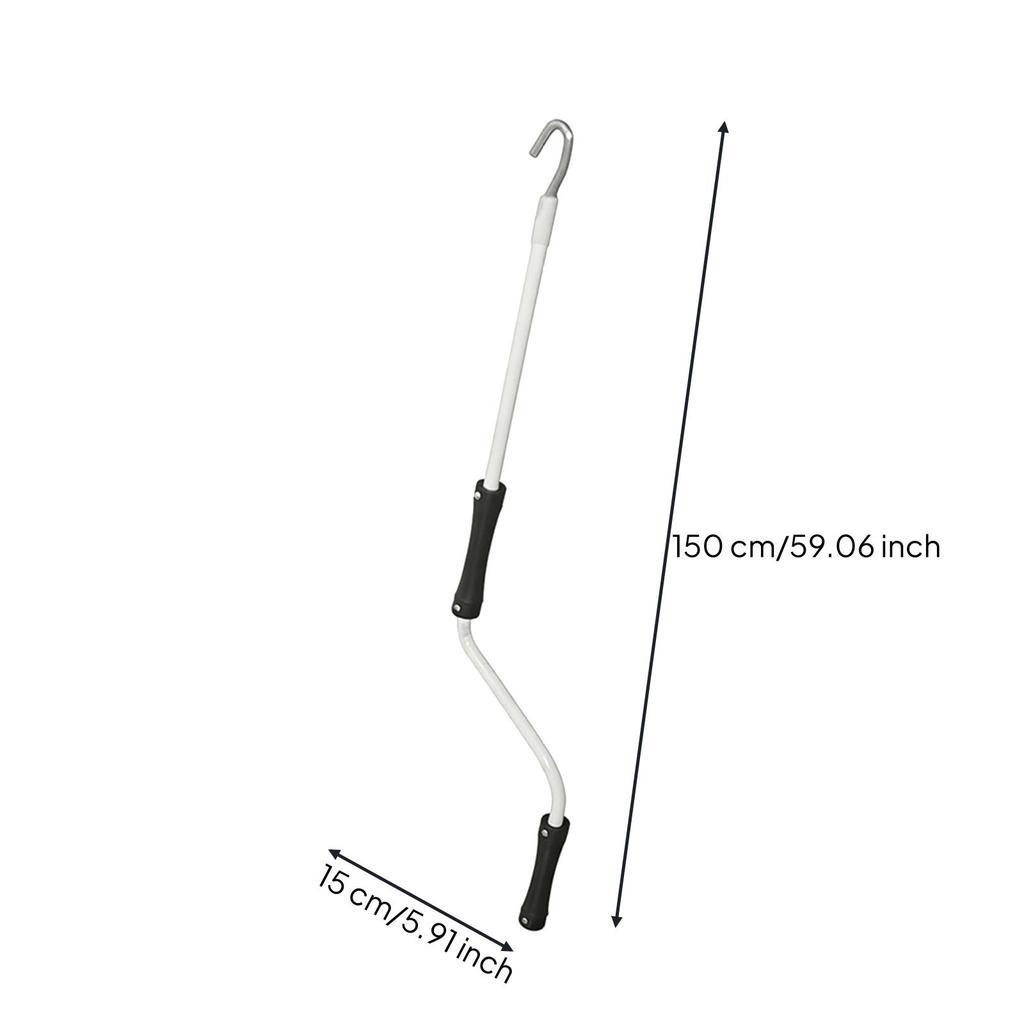 Long-Reach Awning Crank Handle Efficient, Rod, for Shopfront