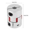 Flexible Spider Shaft Coupling OD30mm x L40mm CNC Stepper Motor Coupler Connector (8x12mm)
