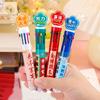 Cartoon Multicolor Pen for Color Coding Writing Drawing Journaling 10 Color-in-1 Writing Pen Multicolored Ballpoint Pen
