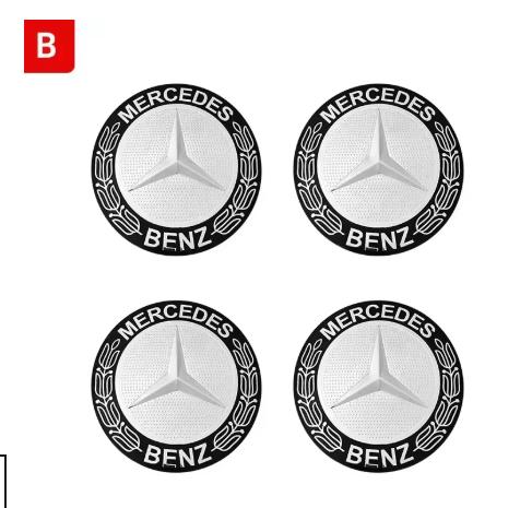 CQM1 56/60/65mm Car Wheel Center Cover Hub Cap Resin Badge Emblem sticker Decal styling auto Accessories Mercedes Benz AMG C260 C300
