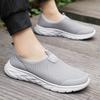 Summer Breathable Lightweight Mesh Shoes Men Comfortable Casual Sneakers Shoes Black Slip-On Driving Male