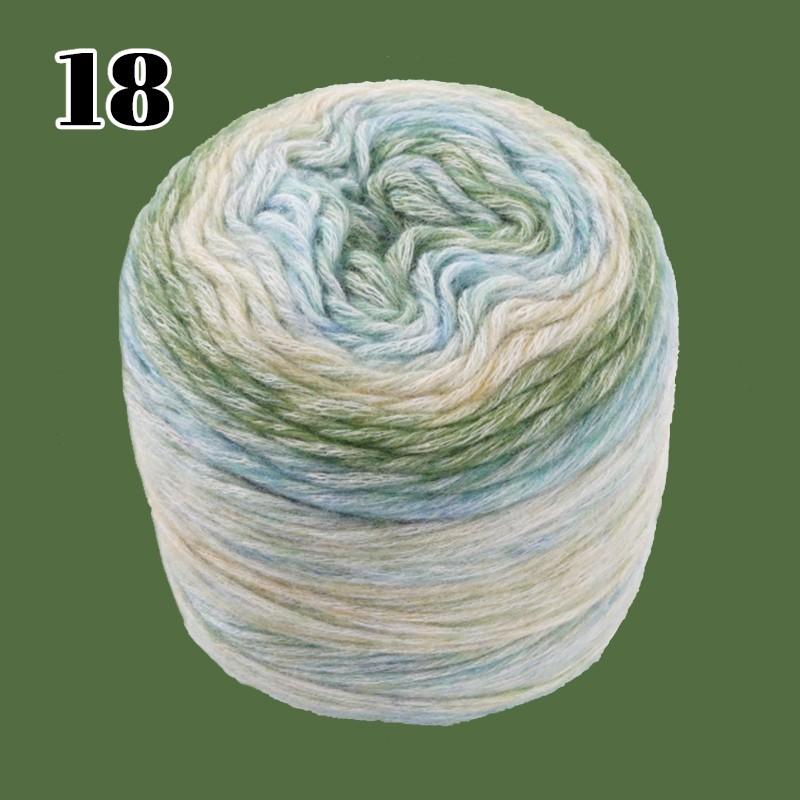 100g/roll Colorfulful Candy Bean Scarf Mohair Yarn Special Knitting Wool Ball Autumn And Winter Handmade Wool Yarn Crochet Yarn
