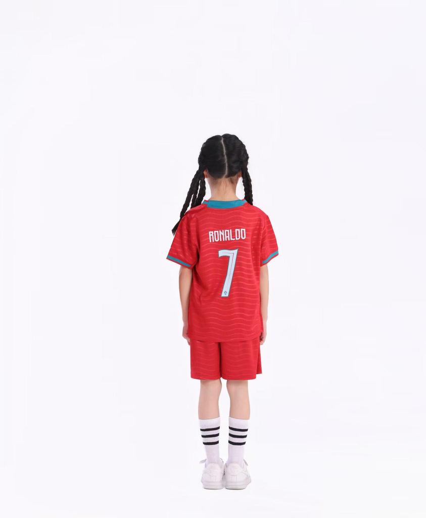 Portugals Nationalteam Fotbollströja (2026-27) för Barn & Vuxna, Storlekar 14-3XL.