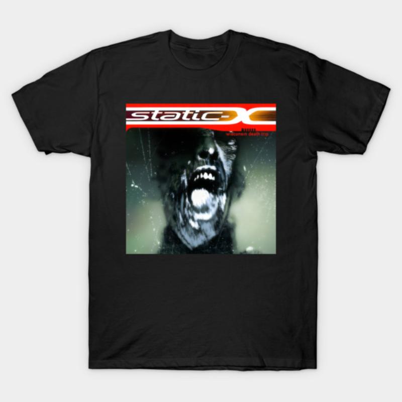 

Static-X // Wisconsin Death Trip - Amine T-Shirt Men Tees Tops Men s High Quality Printed Loose in Summer Casual O-neck T-shirt S разноцветный