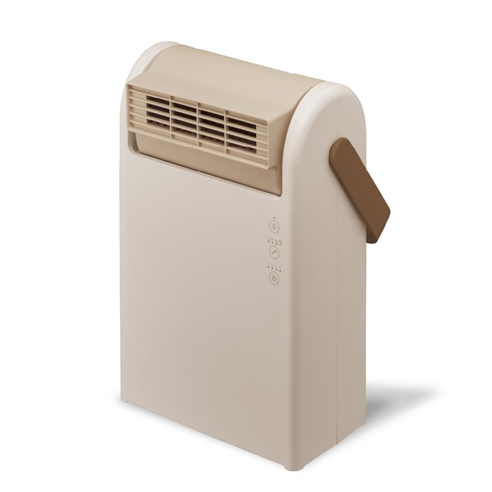 

Doshisha Pocara Upward-Facing High-Volume Ceramic Heater with Manual Angle Adjustment, Indoor Drying Function, Off Timer, and Child Lock, Ivory