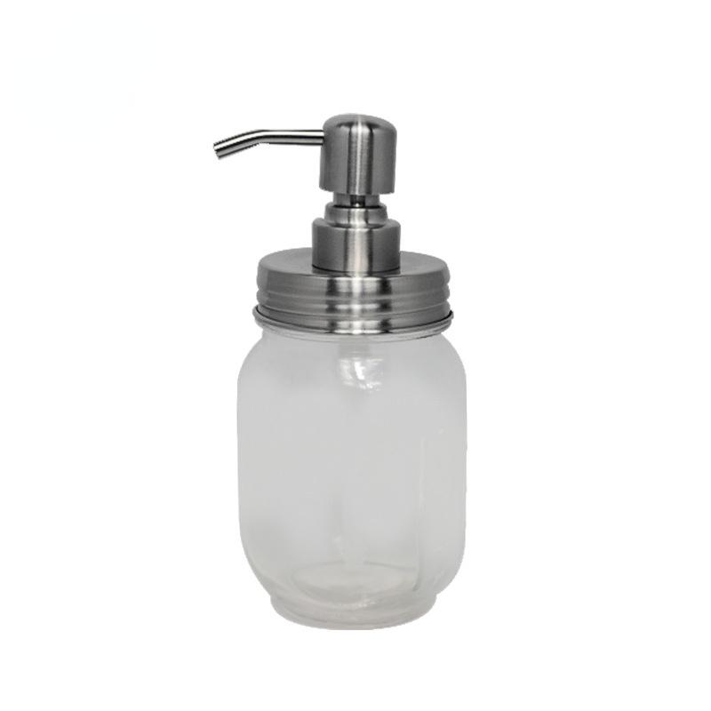 

Stainless Steel Kitchen Sink Soap Dispenser Kitchen Sink Glass Bottle Soap Dispenser Household Glass Liquid Bottle Soap Dispense