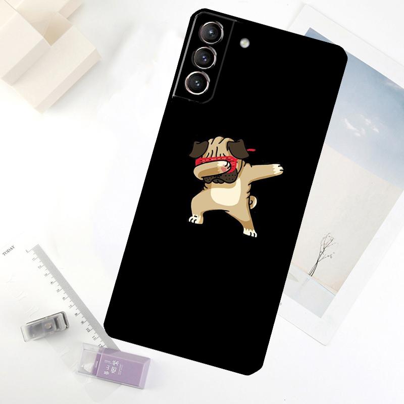 Pug Dog Phone Case For Samsung Galaxy S20 FE S21 S22 S23 S24 S25 S26 Ultra S10 S25 Plus S25 FE Cover