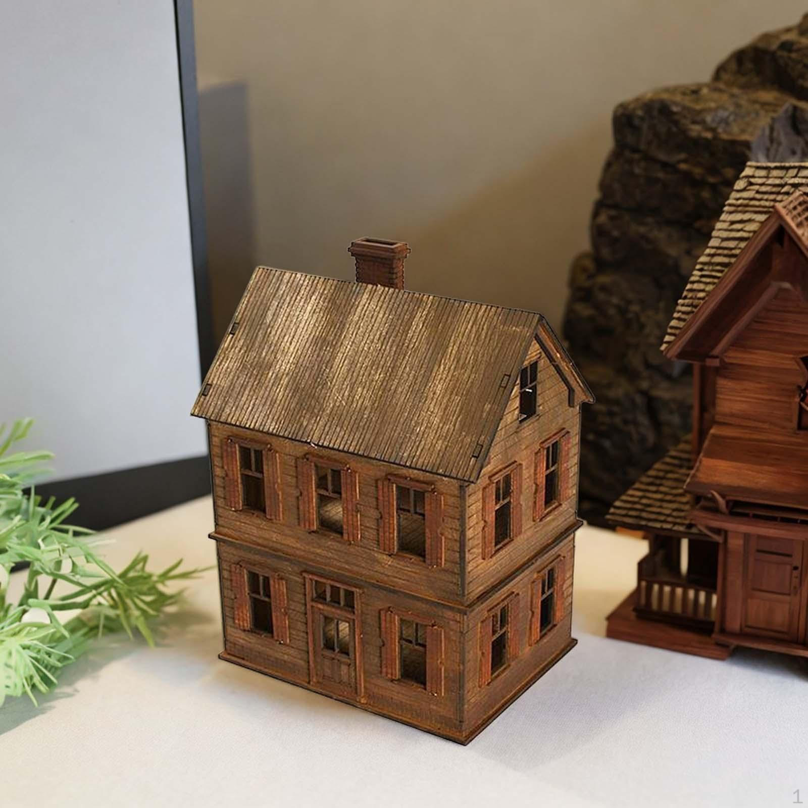 1:72 Scale Architecture Building Model Kits Landscape Materials 3D Puzzles Handmade