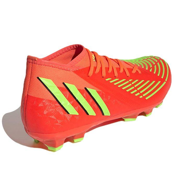 Adidas Predator Edge.2 Lace MG (Rubber Short Studs) Non-Slip Lightweight Soccer Shoes Men Soccer Shoes Green GW0958