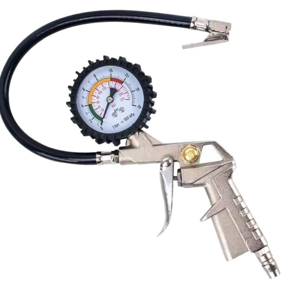 Meter Display Tire Air Pressure Gauge 0-16Bar Inflator Pump Tools  SUV Tire Inflation