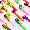 26pcs Plastic Party Blowers Mixing Color Parties Cheerleading Noisemakers Funny Birthday Festival Decoration Gift YMY