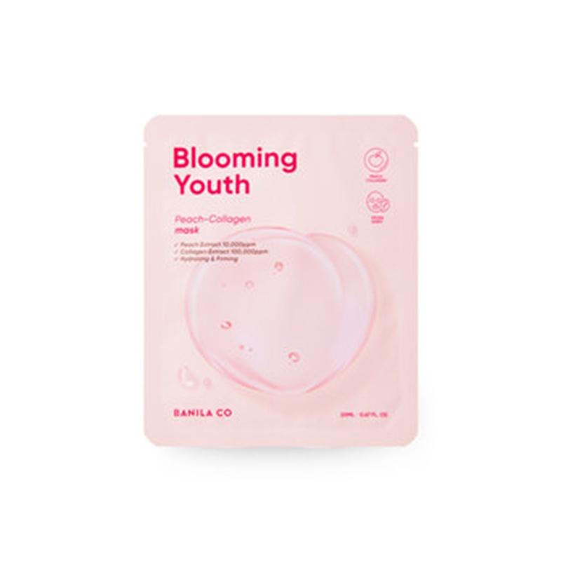 BANILA CO blooming youth peach collagen mask 1ea 1ea