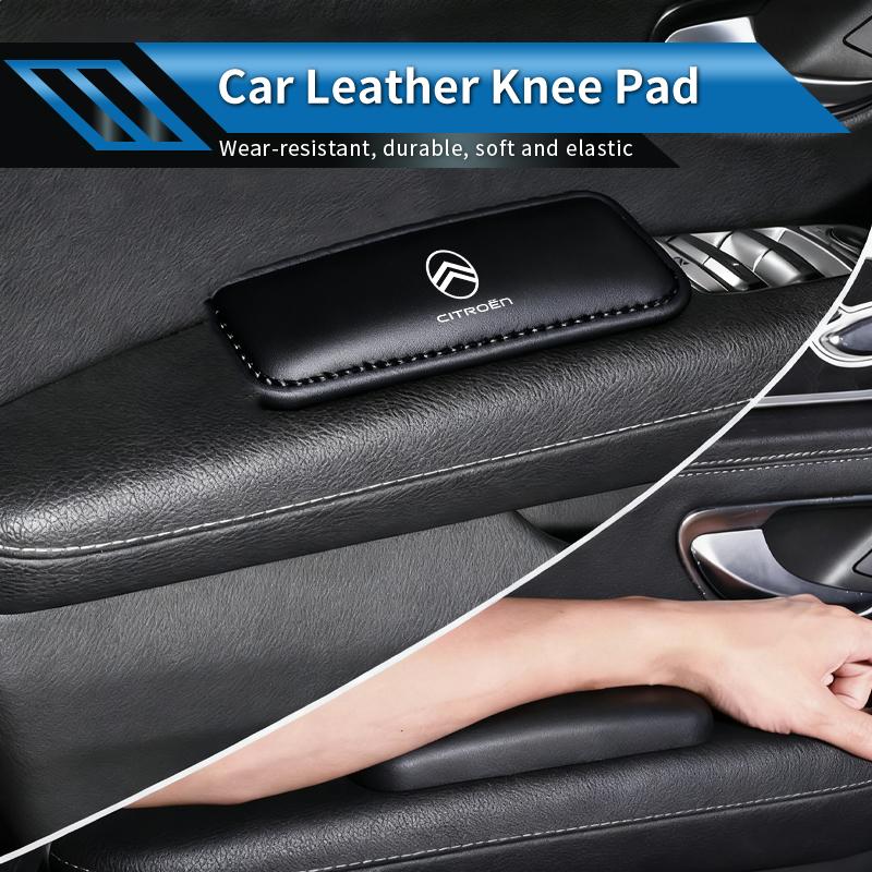 Car Knee Pad Armrest Mat Elbow Pillow Leg Support Cushion Accessories For Citroen C4 C3 C5 C1 C2 VTS Berlingo Celysee Xsara Pica