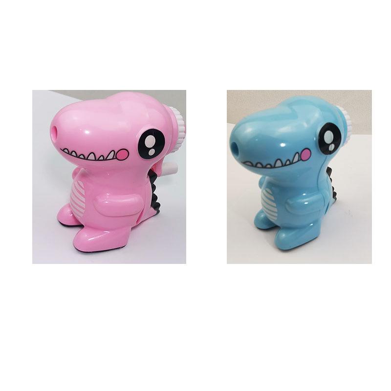 Dinosaur Cartoon Pencil Sharpener for Kids - Simple Manual Sharpener for 1st & 2nd Grade