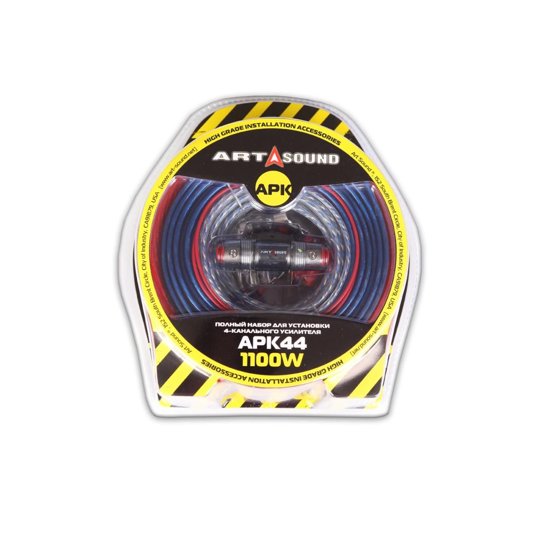 

Auto-Components Art Sound Accessories Установочный комплект Apk44 4 Awg Усилитель с 4 банками до 1100 Вт Cca