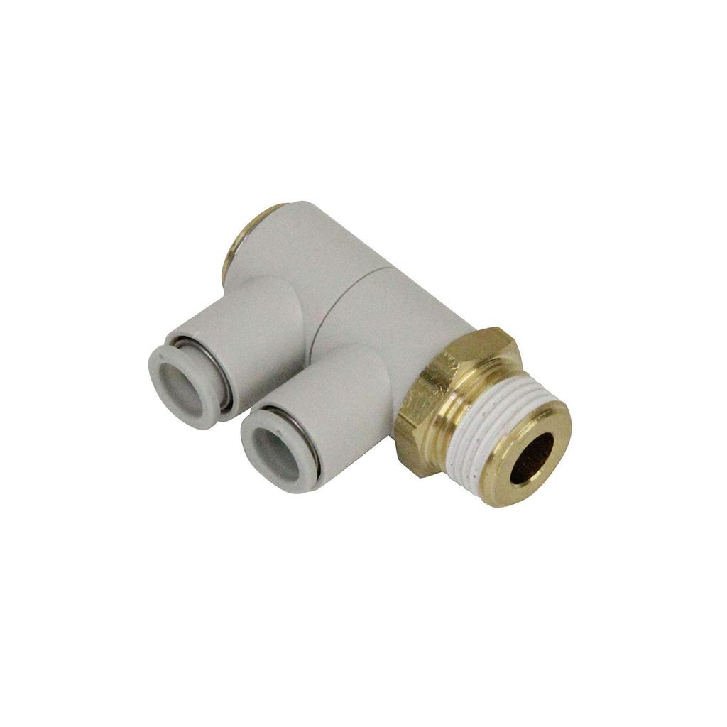 SK11 pipe double universal elbow for for 8mm (SK11) One-touch fitting, tubing, hose, R3/8, KQ2VD08-03AS