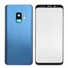 Phone Rear Back Glass Cover Front Screen Glass Lens Replacement Set for Samsung S9 G960
