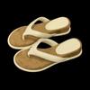 Wedge heel flip-flops outer wear women's shoes 2025 new summer niche fashion casual versatile retro sandals