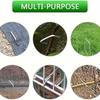 25Pcs/Pack Garden Peg Silver Metal U-Shape Garden Staple Garden Ground Nail Film Fixed Pegs Gardening Fixing Tools Film Peg
