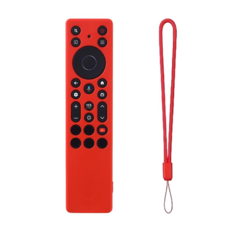 Präzise Passform Silikon Fernbedienungshülle für RC923A FMB1/RC813A FMB1,QM6K Modelle Stoßfest Rutschfest Schutzhülle