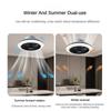 Six Speed Adjustable Intelligent Droplight Fan 47*19cm Bedroom Integrated Fan Light Silent Ceiling Mounted Electric Fan Lamp
