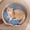 Rattan Rope Cat Bed 4 Season Universal Cute Bear Model Kitten Sleeping Nest for Pet Supplies