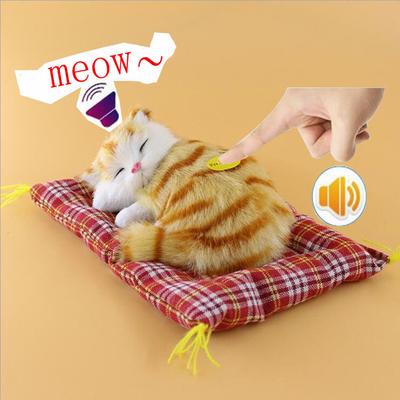 Simulation Cat Desktop Decoration Crafts Sleeping Cat