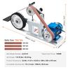 Belt Grinder Sander 72 X 2-Inch Variable Speed with VFD 3 Grinding Moulds