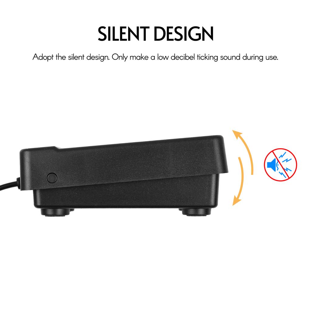 3.5mm Interface Compact Sustain Pedal Universal Dual Pedal for Musical Instruments Portable Folding Piano Electronic