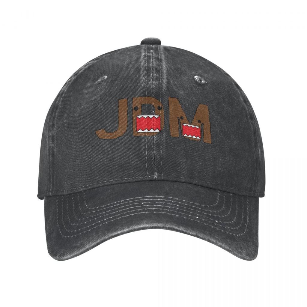 Domo Kun Doll JDM Unisex Baseball Cap Distressed Denim Washed Caps Hat Vintage Outdoor Unstructured Soft Snapback Hat