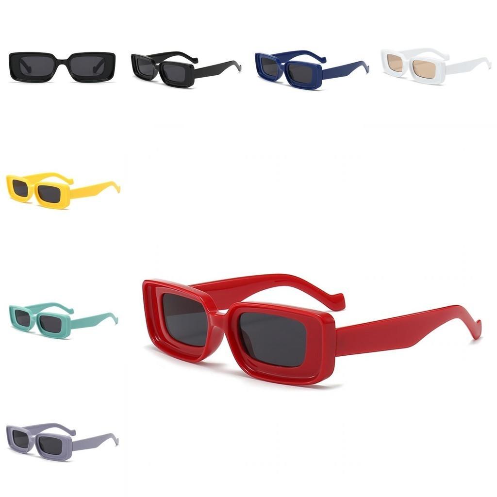 Cool Street Punk Style Small Frame Square Sunglasses Outdoor Sun Protection