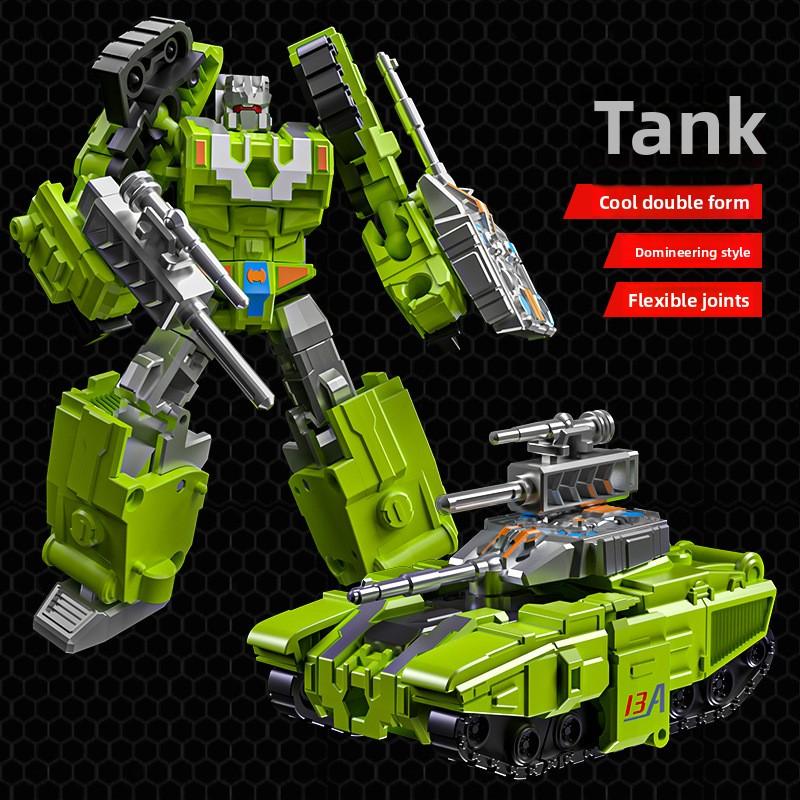 Children's Deformation Car Toy Diamond Alloy Hercules Genuine All-in-one Robot Figure Boy Can Be Deformed