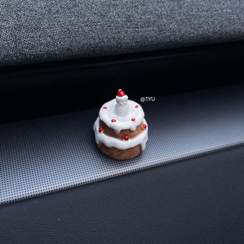 Новогодний пряничный человечек Настольное украшение для автомобиля