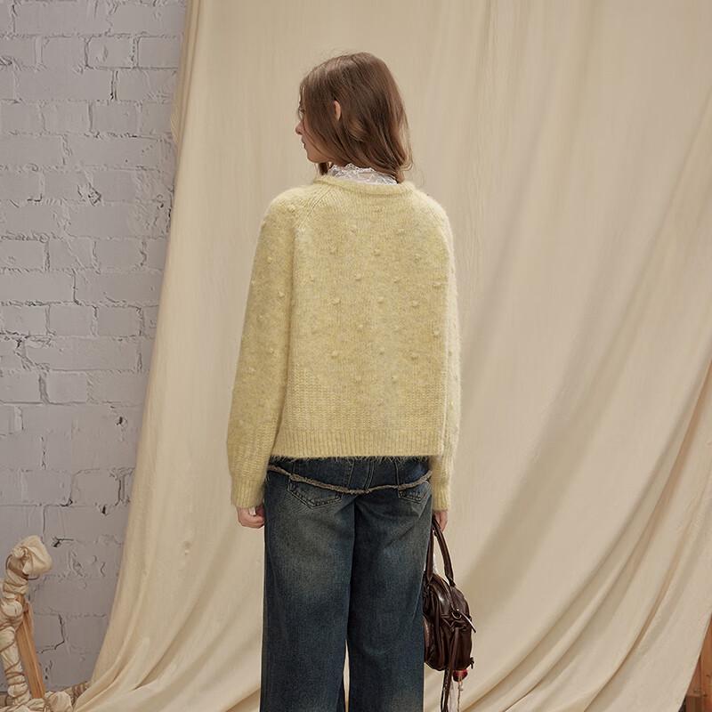 UNIFREE Women's Floral Knitted Sweater