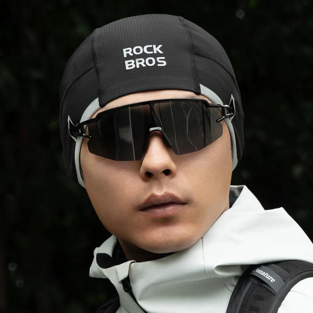 Windproof winter cycling cap, size 54-61 cm - black