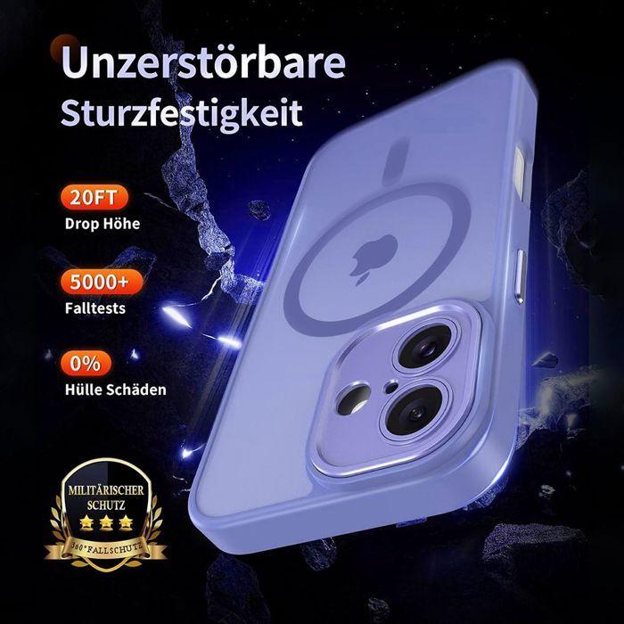 Coque de Protection - BOOLING - iPhone Air - avec Anneau Magnétique et Film Caméra - Bleu Ciel