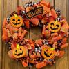 Halloween Mesh Ribbon DIY Wreath Bow Ribbon Gauze Halloween Party Decorations for Home Front Door Wreaths Decorations Supplies